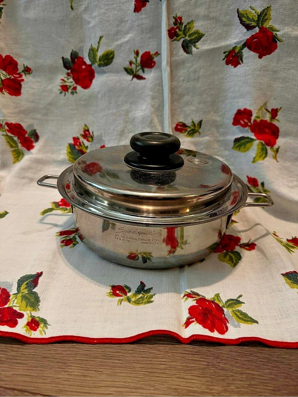 Saladmaster 316L Surgical Stainless Steel 8.6 in Skillet Pan
